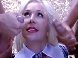 Hot Beautiful Blonde Dutch MILF takes 100 Cumshots, Helen Duval