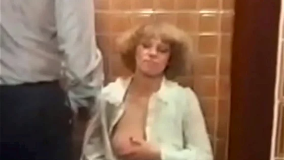 Cute Blonde Woman Getting