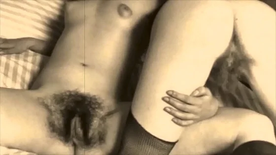 'Vintage Lesbian Threesome'