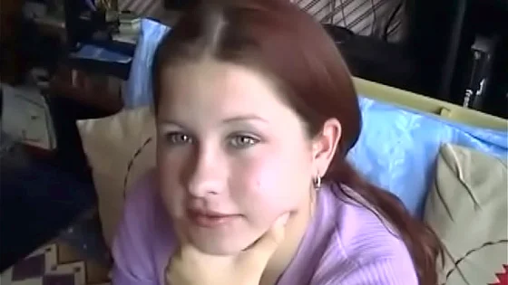 British first time teen Cathy sucks her first cock on film!