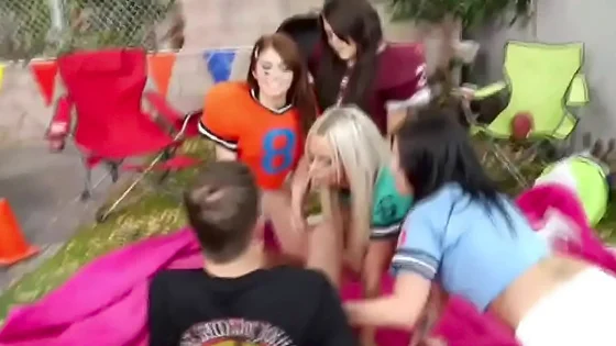 Super Bowl Fantasy Fuck With Cheerleaders To fuck