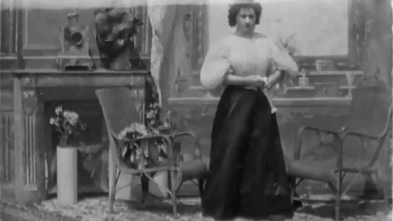 Oldest erotic movie ever made - Woman Undressing (1896)