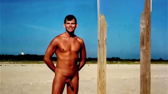 Vintage Naked in Public at Gunnison Beach in New Jersey