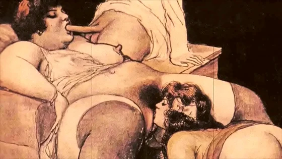 vintage erotic drawings