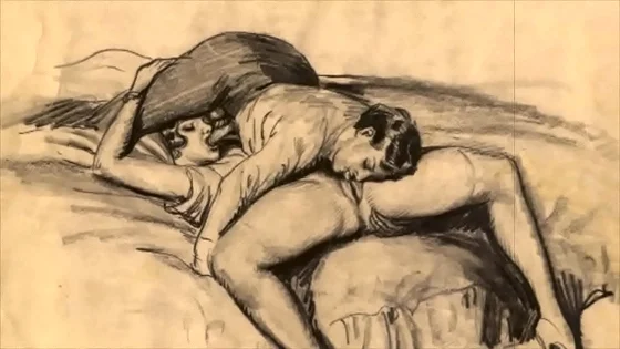 vintage erotic drawings