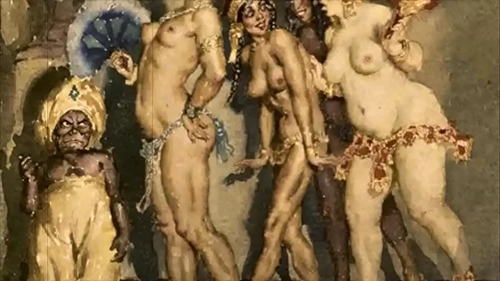 vintage erotic drawings