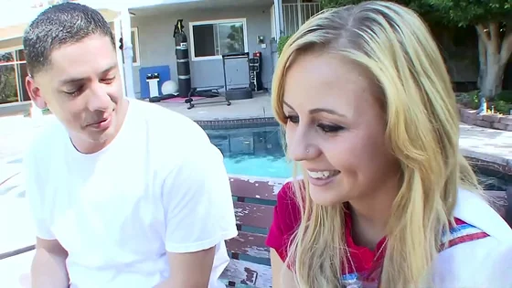 Mae Meyers Naughty Cheerleader Needs Stepbro